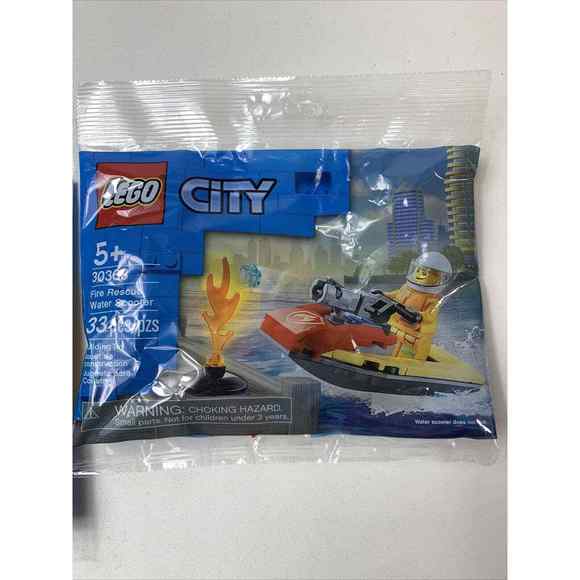 Lego City Legos Fire Rescue Ocean Diver & Water Scooter - Lot of 2 - Picture 2 of 6